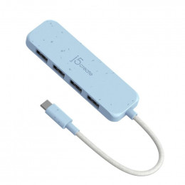 J5create 4 USB-A Cyan (JCH341EC-N)