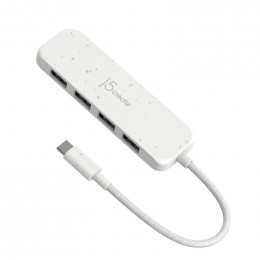 J5create 4 USB-A White (JCH341EW-N)