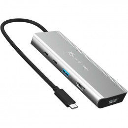 J5create USB-C 5-в-1 Grey (JCD401-N)