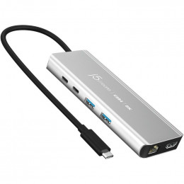 J5create USB-C 6-в-1 Grey (JCD403-N)