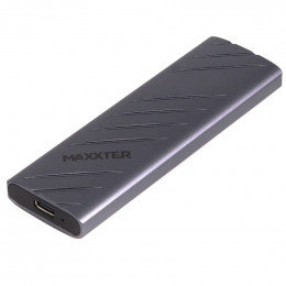 Maxxter M.2 NVMe PCIe, USB 3.2 Type-C, Metal, Black (EHDE-2280S-01)