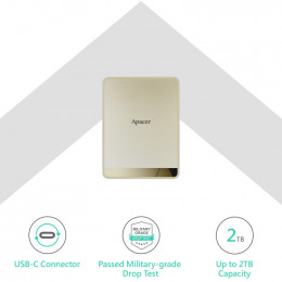 SSD 512GB Apacer AS724 Cream (AP512GAS724C-1)