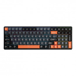 Aula S100 Wired keyboard Brown switch Black EN/UA (6948391203157)