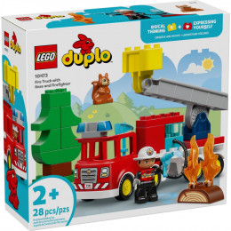 LEGO DUPLO Town Пожежна машина зі шлангом і пожежником (10473)