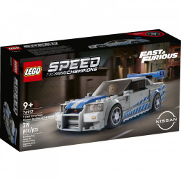 LEGO Speed Champions «Подвійний форсаж» Nissan Skyline GT-R (R34) 319 деталей (76917)