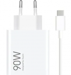 Xiaomi 90W HyperCharge Combo (Type-A) (BHR07ZBEU) White + кабель (USB-C)
