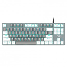 Aula Mechanical F3287 White/Grey Keycap KRGD Blue (6948391240688)