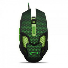 Esperanza EGM207G Cobra Black/Green USB