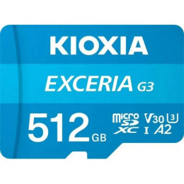 Kioxia 512GB microSDXC class 10 U3 V30 Exceria G3 (LMEX3L512GG2)