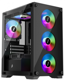 1stPlayer X2-M-BK-4F1-PS-600FK 600W Black with window (X2-M-BK-4F1-PS-600FK-EU)