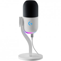 Logitech Yeti GX Dynamic RGB Gaming Mic with Lightsync Off White (988-000576)