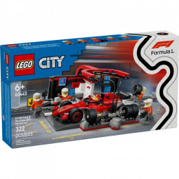 LEGO City Піт-стоп і піт-екіпаж F1 з болідом Ferrari (60443)