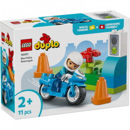 LEGO DUPLO Town Синій поліцейський мотоцикл (10471)