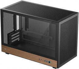 Deepcool CH260 Wood Black with window (R-CH260-BKNWM0-G-1)