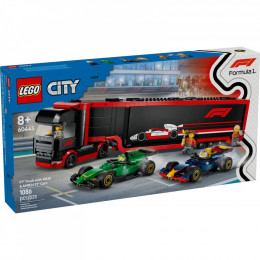 LEGO City Грузовик F1 с автомобилями RB20 и AMR24 (60445)