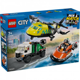LEGO City Ремікс літака, вантажівки та судна на повітряній подушці (60505)