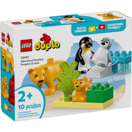LEGO DUPLO Town Семейства диких животных: Пингвины и Львы (10442)