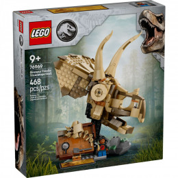 LEGO Jurassic World Окаменелости динозавров: череп трицератопса (76969)