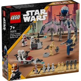 LEGO Star Wars Клони-піхотинці й Бойовий дроїд. Бойовий набір 215 деталей (75372)