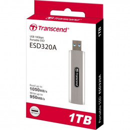 SSD USB 3.2 1TB Transcend ESD320A Silver (TS1TESD320A)