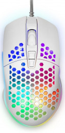 YENKEE YMS 3030WE SHOTGUN Gaming mouse USB Білий (45015502)