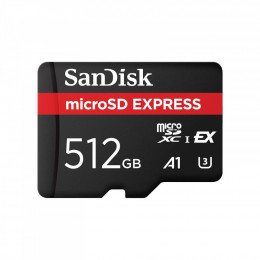 SanDisk 512GB microSDXC class 10 UHS-I U3 A1 Express (SDSQXFN-512G-GN4NN)