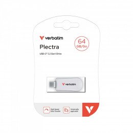 Verbatim 64GB Plectra White USB-C (30228)