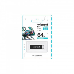 Wibrand 64GB Chameleon Black USB 2.0 (WI2.0/CH64U6B)
