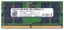 Micron DDR5 16GB 4800MHz SO-DIMM 1Rx8 PC5-4800B (MTC8C1084S1SC48BA1)