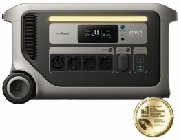 ANKER SOLIX F3000 - 3072Wh/AC 3600W/100W 2xPD/2xUSB/2xCar/MPPT (A1782311)