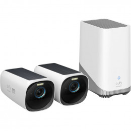 Eufy S330 - 2-Cam Kit + HomeBase 3 Black/White (T88713W1)