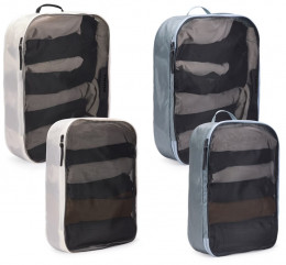 THULE Packing Cube Family Set - TPCS-205 (Pond Gray/White) (3205580)