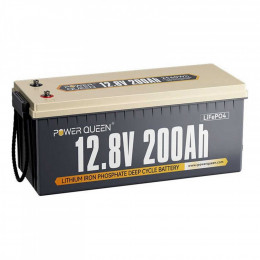 LiFePo4 Power Queen 12.8V 200Ah BMS 150A (P12V200-100-BASIC-8-A160)