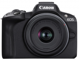 CANON EOS R50 + RF-S 18-45 IS STM + RF 75-300 Black (5811C150BA)