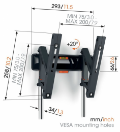 VOGELS TVM 3213 Чорний