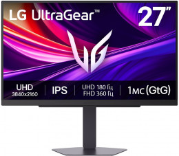 LG 27G810A-B Black - 27 IPS / 3840×2160 / 180 Гц / AMD FreeSync Premium, Nvidia G-Sync Compatible, Adaptive Sync / Pivot / HAS