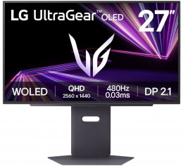 LG 27GX790A-B OLED Black - 26.5 WOLED / 2560×1440 / 480 Гц / AMD FreeSync Premium Pro, Nvidia G-Sync Compatible, Adaptive Sync / Pivot / HAS