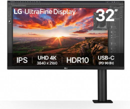 LG 32UN880K-B Black - 31.5 IPS / 3840×2160 / 60 Гц / Pivot / HAS