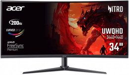 Acer XZ340CURX0bmiiphx (UM.CX0EE.013) - 34 VA / 3440x1440 / 200 Гц / AMD FreeSync Premium / HAS