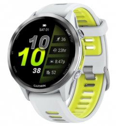 Garmin Forerunner 970 Titanium w. Whitestone Case and Whitestone/T. Amp Yellow Band (010-02969-01/11/61) EU