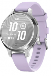 Garmin Lily 2 Active Silver with Purple Jasmine Silicone Band (010-02891-01) EU
