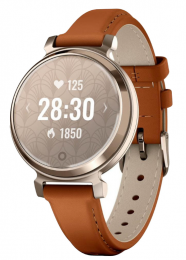Garmin Lily 2 Classic Cream Gold with Tan Leather Band (010-02839-02/60) EU