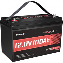 Dumfume LiFePO4 12V (12.8V/100Ah/1280Wh) (Dumfume-12,8V/100Ah)