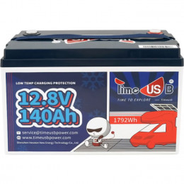 Timeusb LiFePO4 12V (12.8V/140Ah/1792Wh) (T12V140-100-BASIC-4-A100)