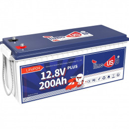 Timeusb LiFePO4 12V (12.8V/200Ah/2560Wh) (T12V200-200-Plus-8-A160)