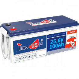 Timeusb LiFePO4 24V (25.6V/100Ah/2560Wh) (T24V100-100-BASIC-8-A160)