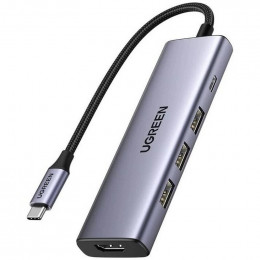 Ugreen CM511 USB 3.0 Type-C - 3xUSB 3.0, HDMI, PD (15596)