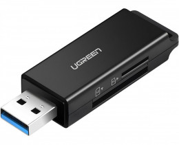 USB 3.0 --> 2-слота SD/TF CM104 Ugreen (40752)