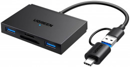 USB 3.0 4-in-1,OTG USB-C/USB-A, SD/TF, 4-in-1 CM812 Ugreen (45167)