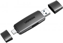 USB-С 3.1 + USB-A 2-слота TF/SD CM304 Ugreen (80191)